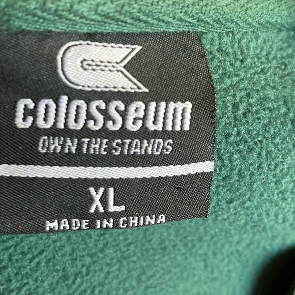 Colosseum Green Michigan State Spartans Pullover Sweatshirt Fleece Green Size XL - Picture 6 of 7